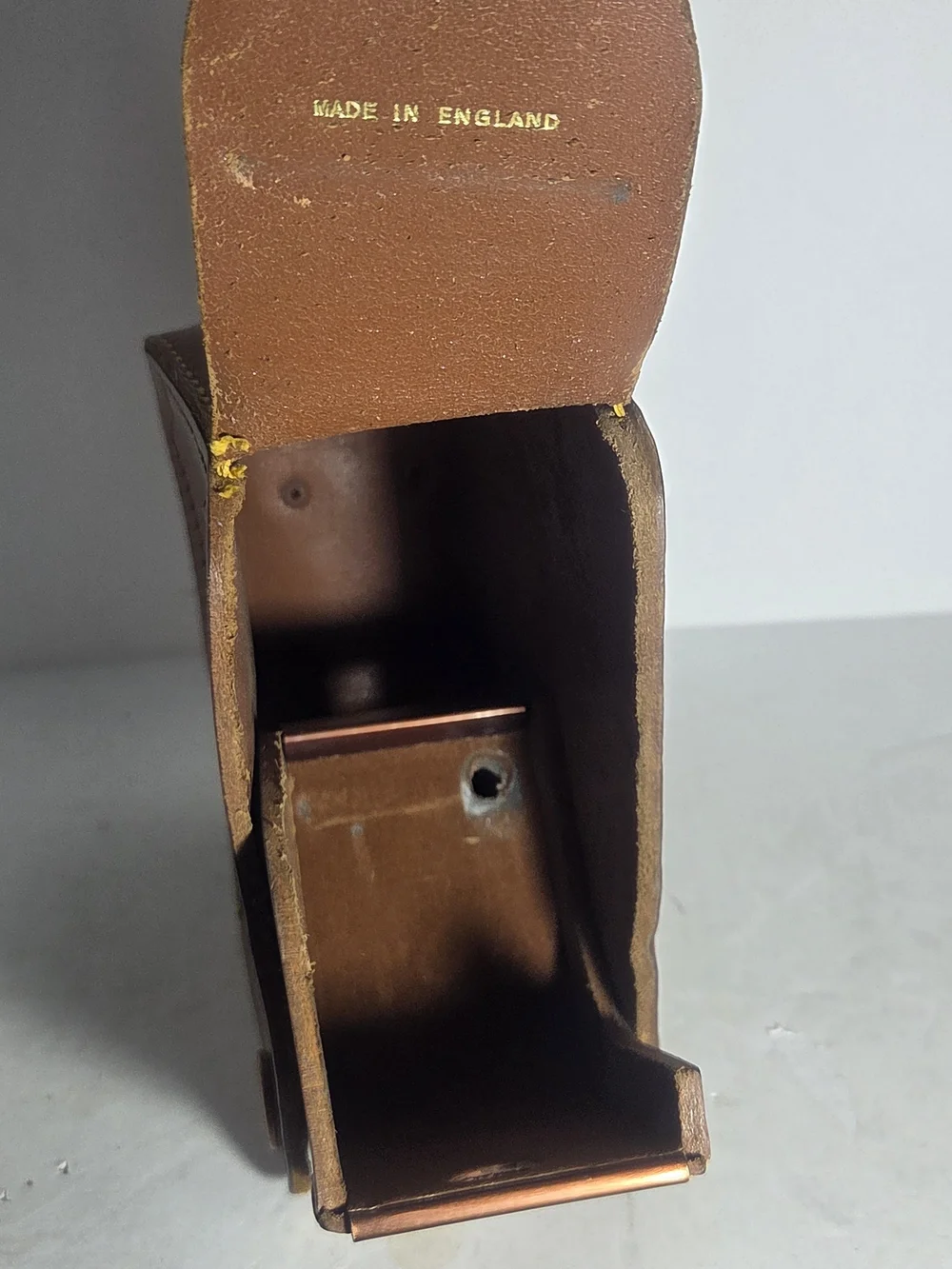Vintage Bolex Paillard Brown Leather Camera Case - Made in England